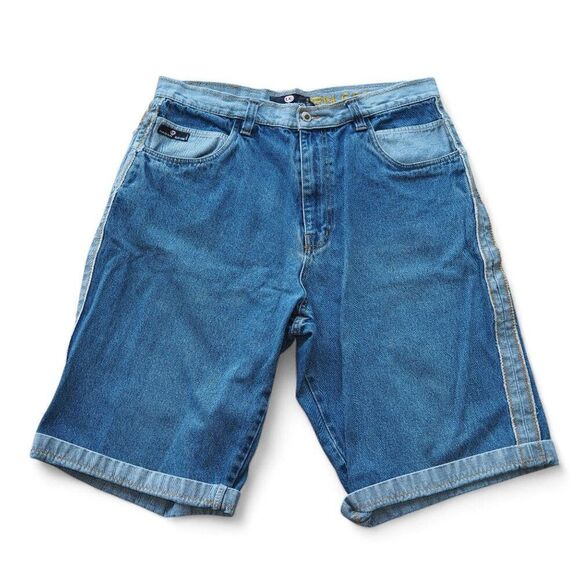 Urban Edge Vintage 90s Y2K Streetwear Denim Shorts Men's 38 - Picture 1 of 10